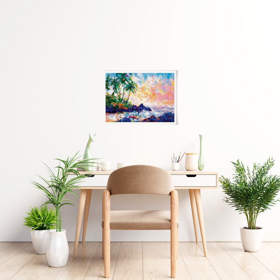 Dreams Of An Exotic Shore Art Print wall art product Leon Devenice