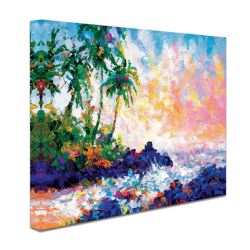 Dreams Of An Exotic Shore Canvas Print wall art product Leon Devenice