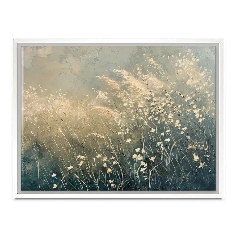 Dreamy Blue Field Canvas Print Dreamy Blue Field Canvas Print wall art product Arlington Prints - Independent