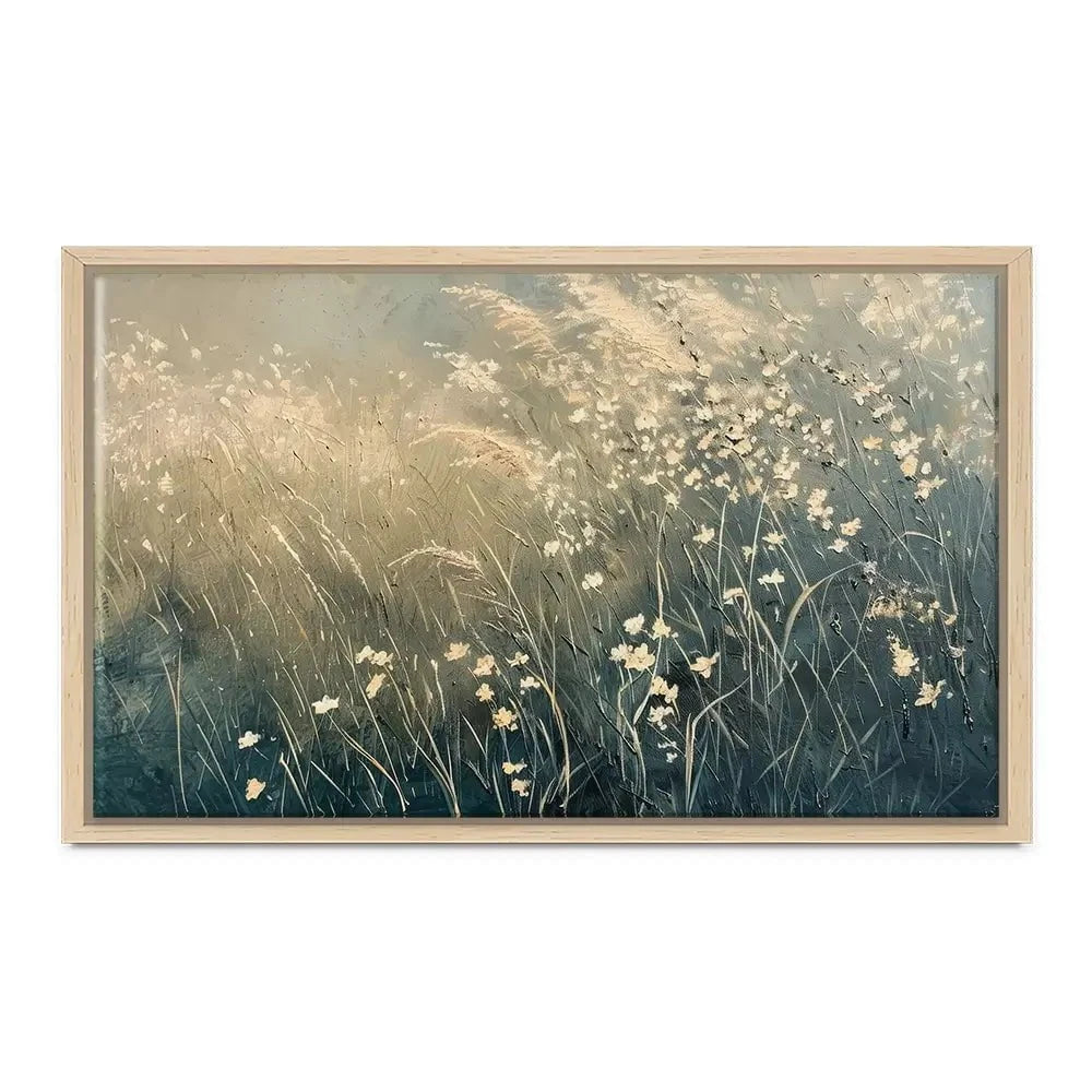 Dreamy Blue Field Canvas Print Dreamy Blue Field Canvas Print wall art product Arlington Prints - Independent
