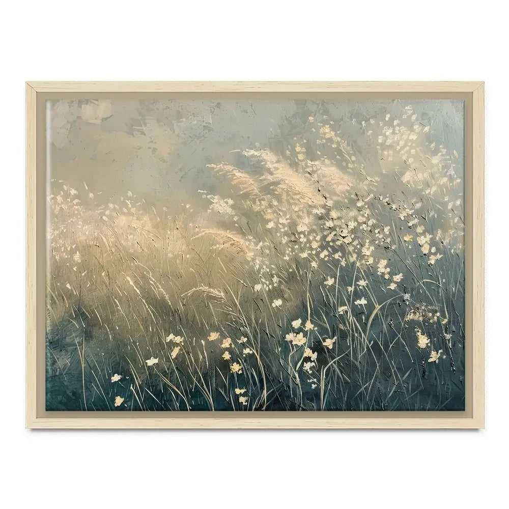 Dreamy Blue Field Canvas Print Dreamy Blue Field Canvas Print wall art product Arlington Prints - Independent
