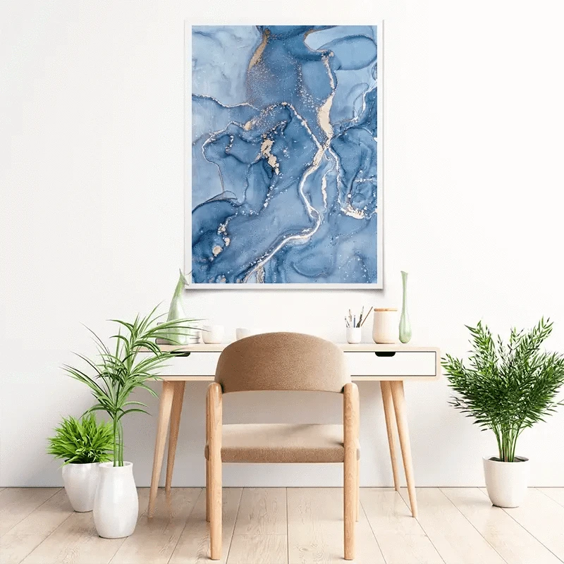 Dreamy Blue Marble Art Print Dreamy Blue Marble Art Print wall art product djero.adlibeshe yahoo.com / Shutterstock