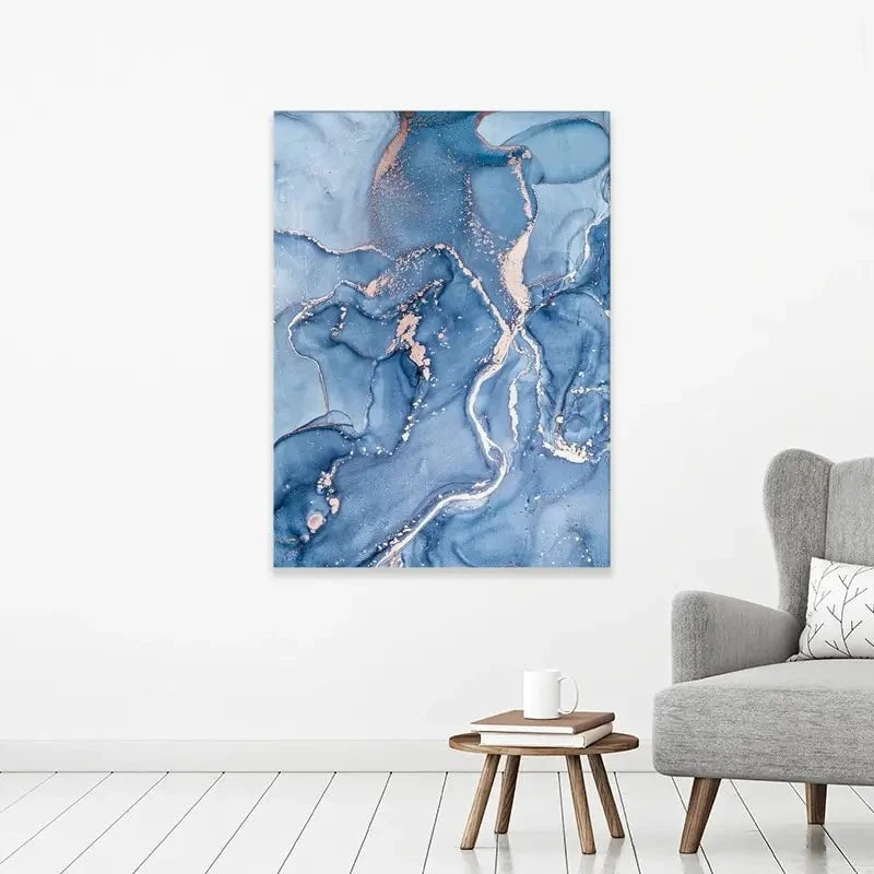 Dreamy Blue Marble Canvas Print Dreamy Blue Marble Canvas Print wall art product djero.adlibeshe yahoo.com / Shutterstock