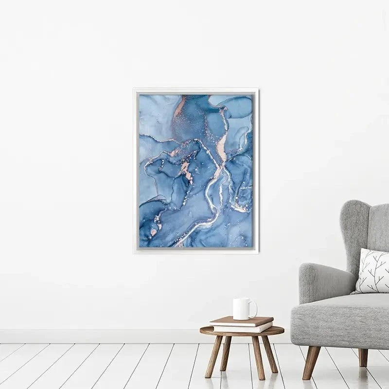 Dreamy Blue Marble Canvas Print Dreamy Blue Marble Canvas Print wall art product djero.adlibeshe yahoo.com / Shutterstock