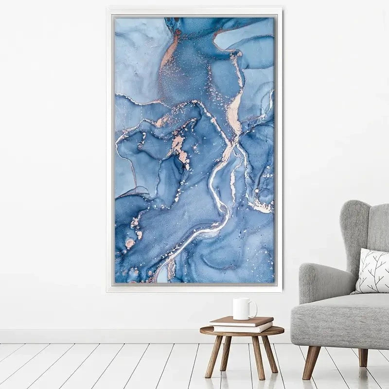 Dreamy Blue Marble Canvas Print Dreamy Blue Marble Canvas Print wall art product djero.adlibeshe yahoo.com / Shutterstock