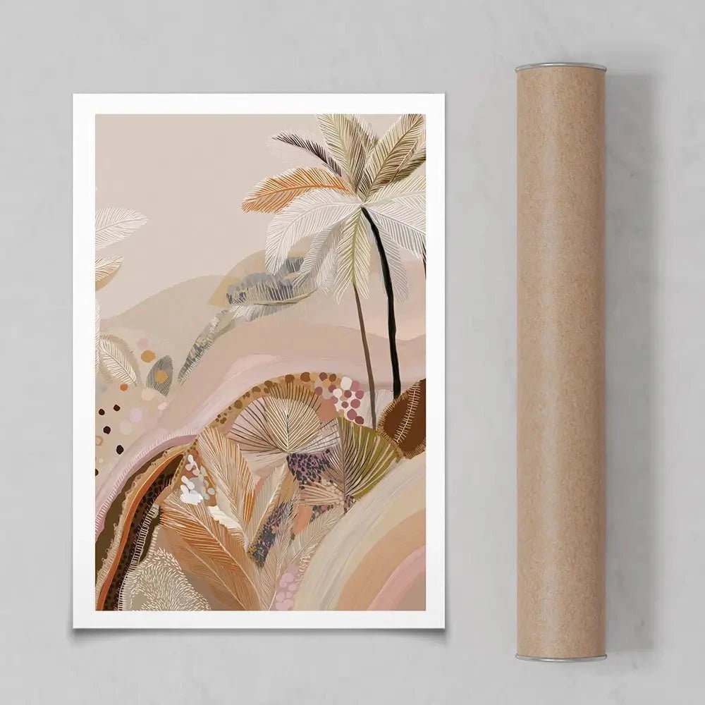 Dreamy Palms Art Print Dreamy Palms Art Print wall art product Isabella Karolewicz
