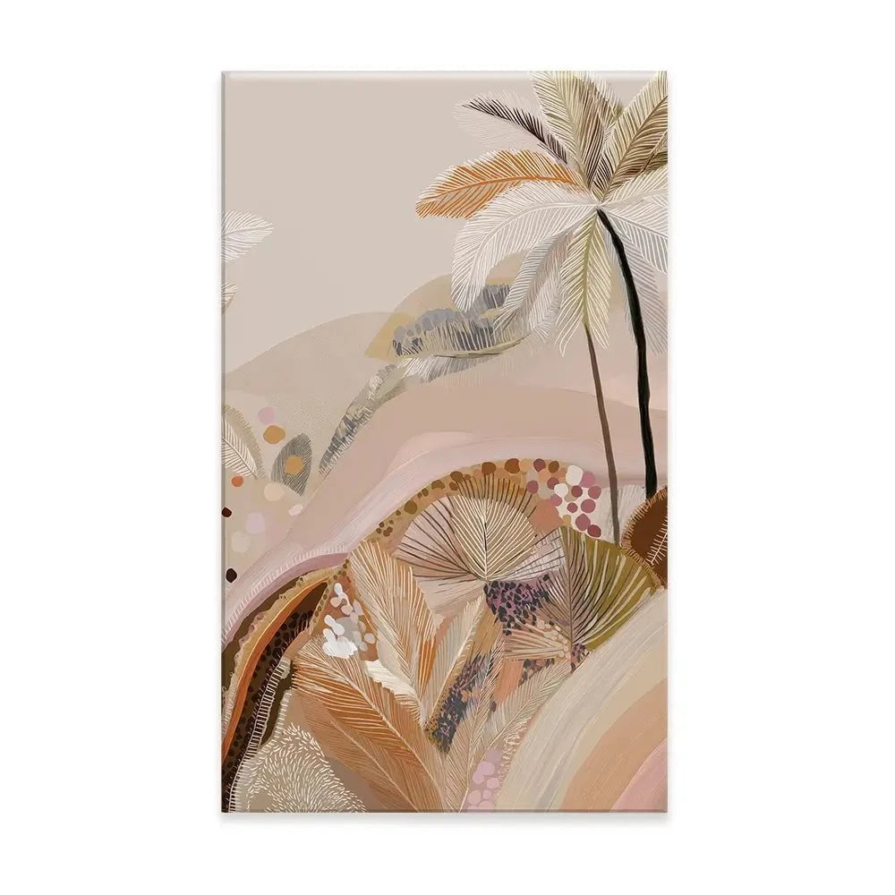 Dreamy Palms Canvas Print Dreamy Palms Canvas Print wall art product Isabella Karolewicz