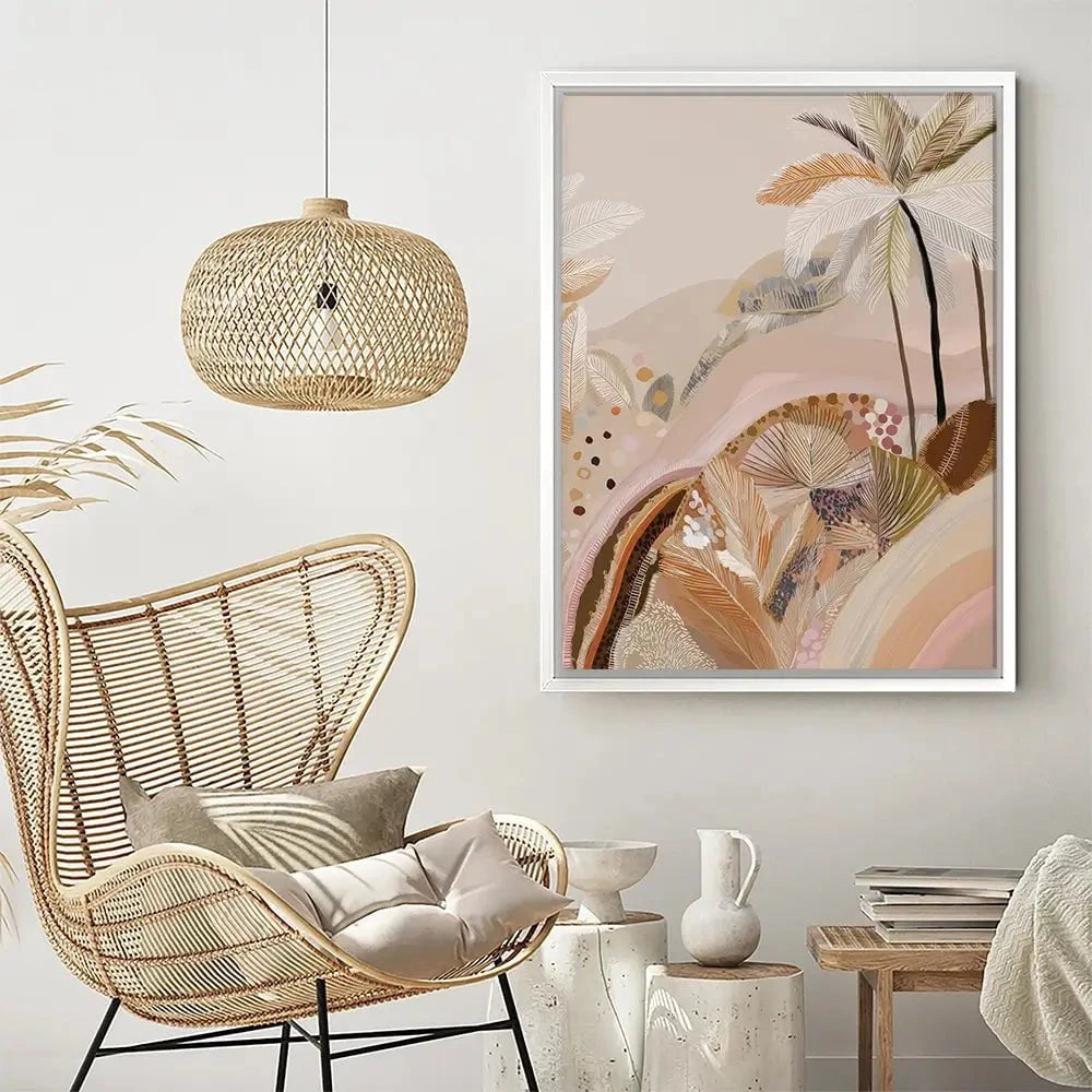Dreamy Palms Canvas Print Dreamy Palms Canvas Print wall art product Isabella Karolewicz