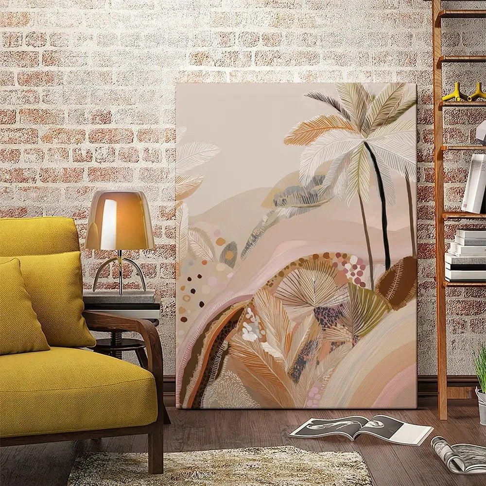 Dreamy Palms Canvas Print Dreamy Palms Canvas Print wall art product Isabella Karolewicz
