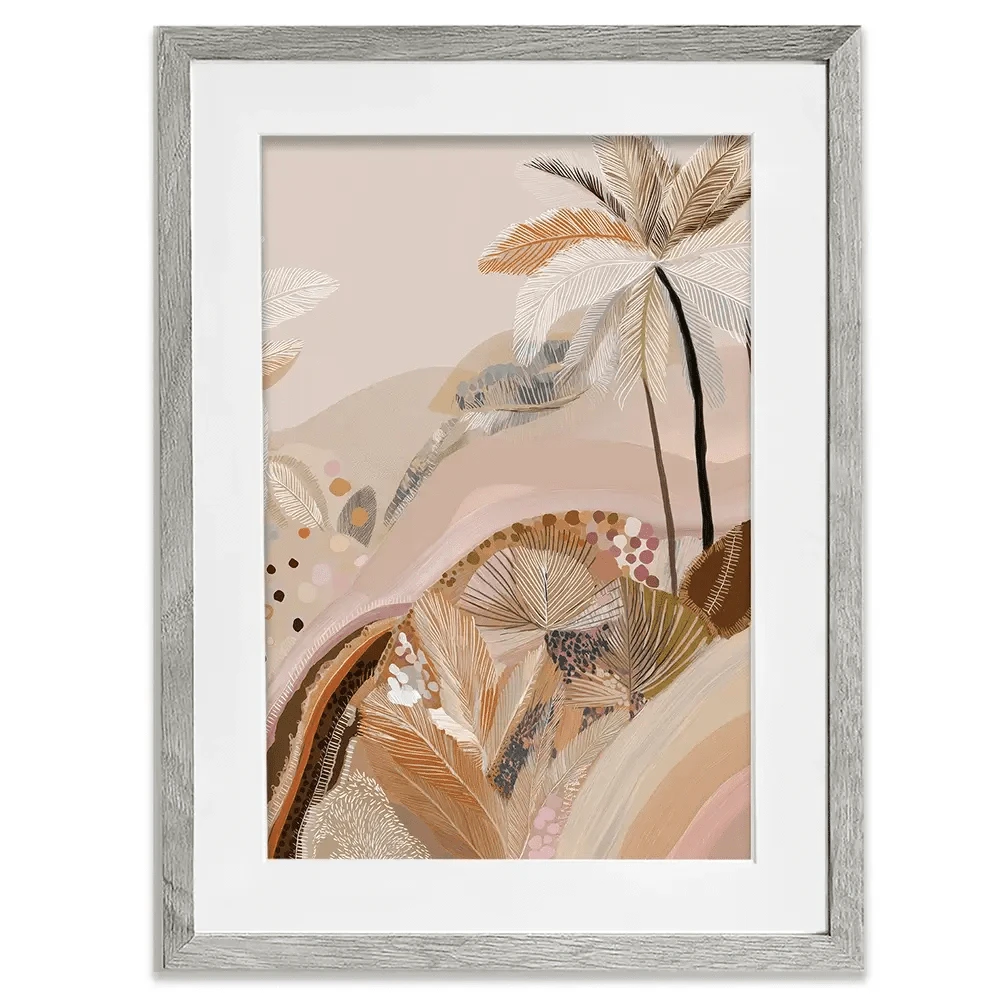 Dreamy Palms Framed Art Print Dreamy Palms Framed Art Print wall art product Isabella Karolewicz