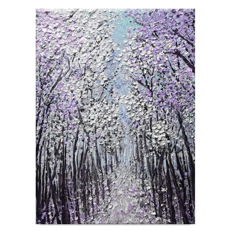 Driftwood In Purple Canvas Print Driftwood In Purple Canvas Print wall art product Nada Khatib