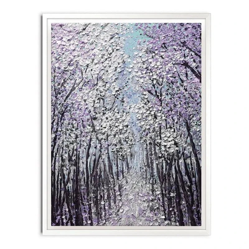 Driftwood In Purple Canvas Print Driftwood In Purple Canvas Print wall art product Nada Khatib