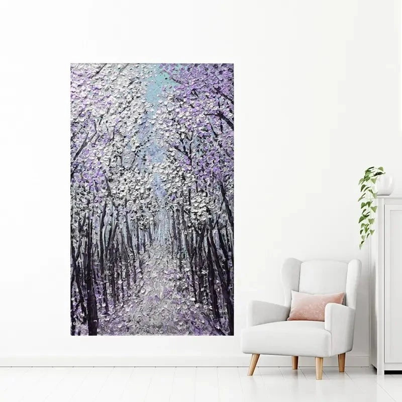 Driftwood In Purple Canvas Print Driftwood In Purple Canvas Print wall art product Nada Khatib