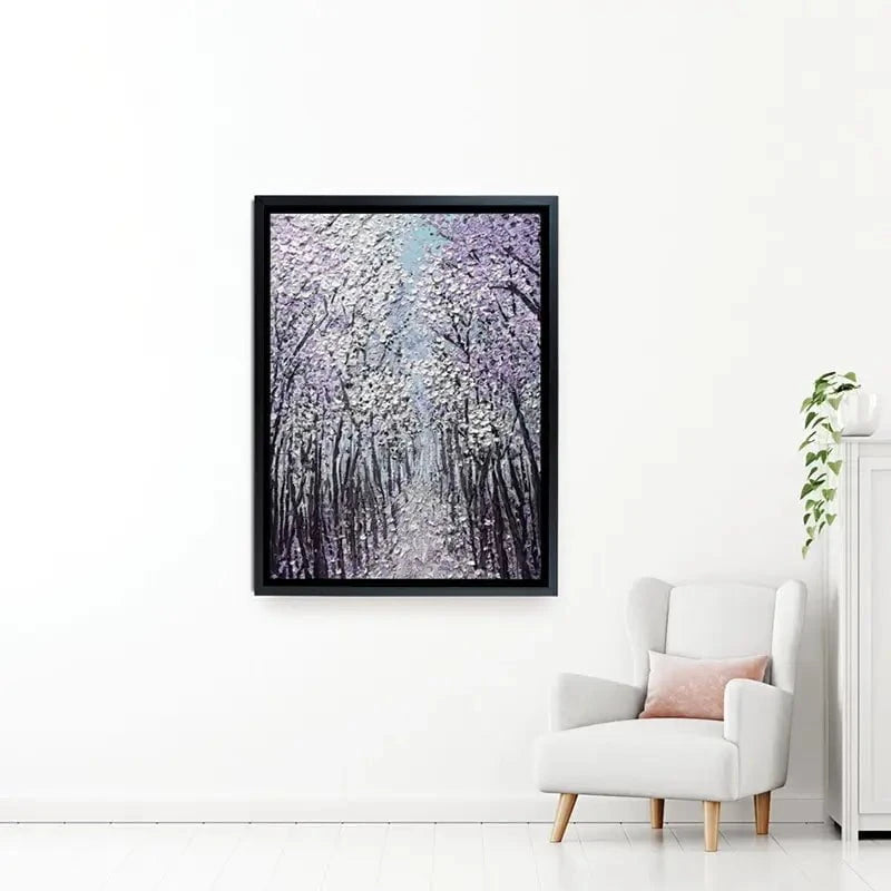 Driftwood In Purple Canvas Print Driftwood In Purple Canvas Print wall art product Nada Khatib