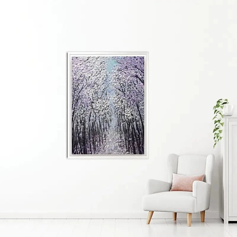 Driftwood In Purple Canvas Print Driftwood In Purple Canvas Print wall art product Nada Khatib