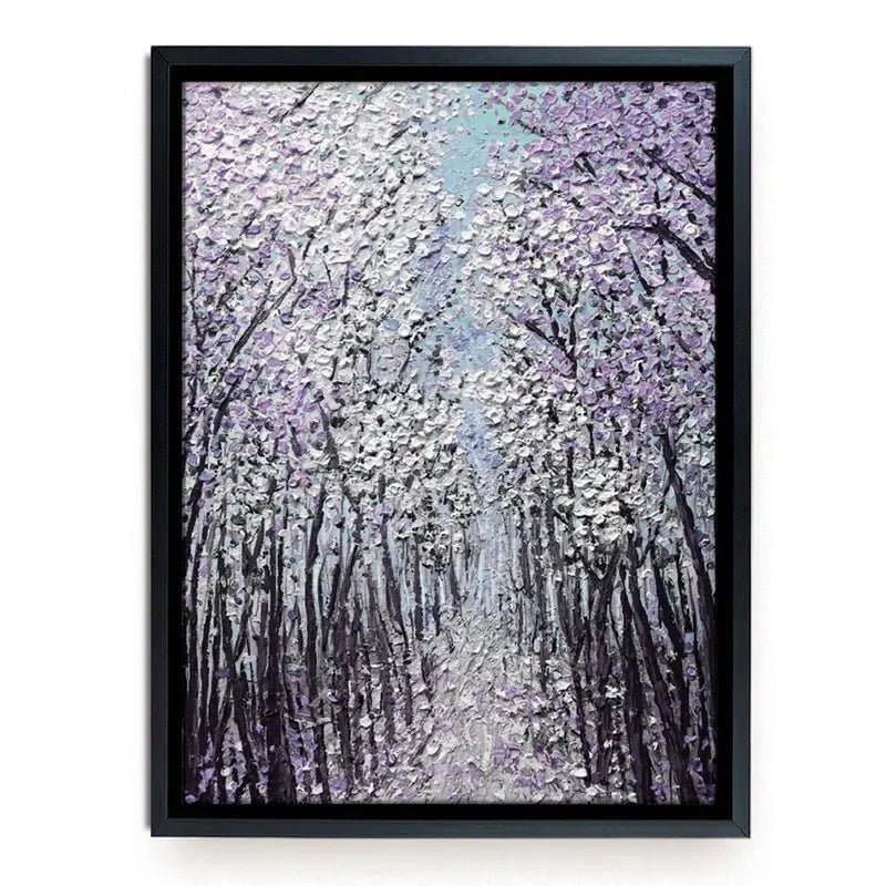 Driftwood In Purple Canvas Print Driftwood In Purple Canvas Print wall art product Nada Khatib