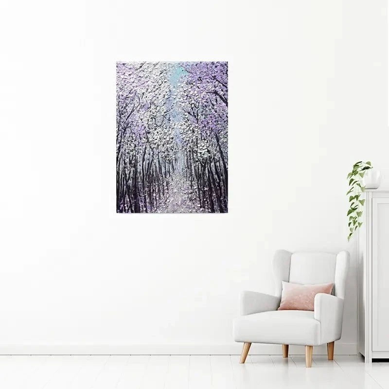 Driftwood In Purple Canvas Print Driftwood In Purple Canvas Print wall art product Nada Khatib