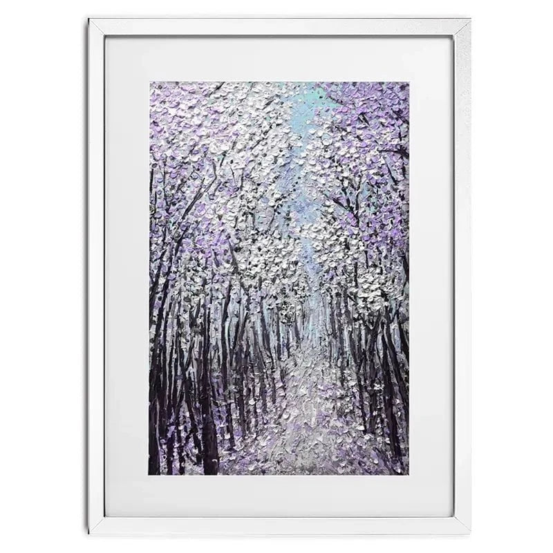 Driftwood In Purple Framed Art Print Driftwood In Purple Framed Art Print wall art product Nada Khatib