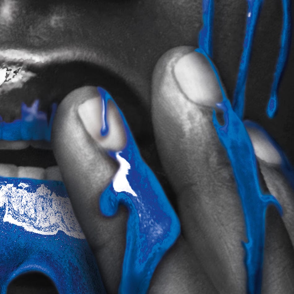 Dripping Blue Art Print wall art product H Cleary