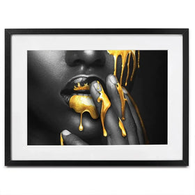 Dripping Framed Art Print Dripping Framed Art Print wall art product H Cleary