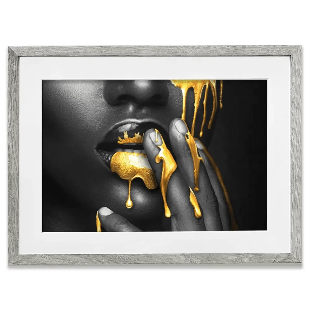 Dripping Framed Art Print Dripping Framed Art Print wall art product H Cleary