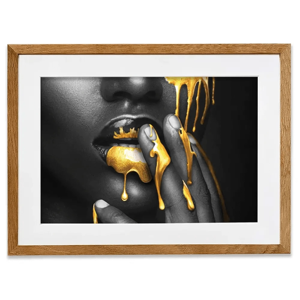 Dripping Framed Art Print Dripping Framed Art Print wall art product H Cleary
