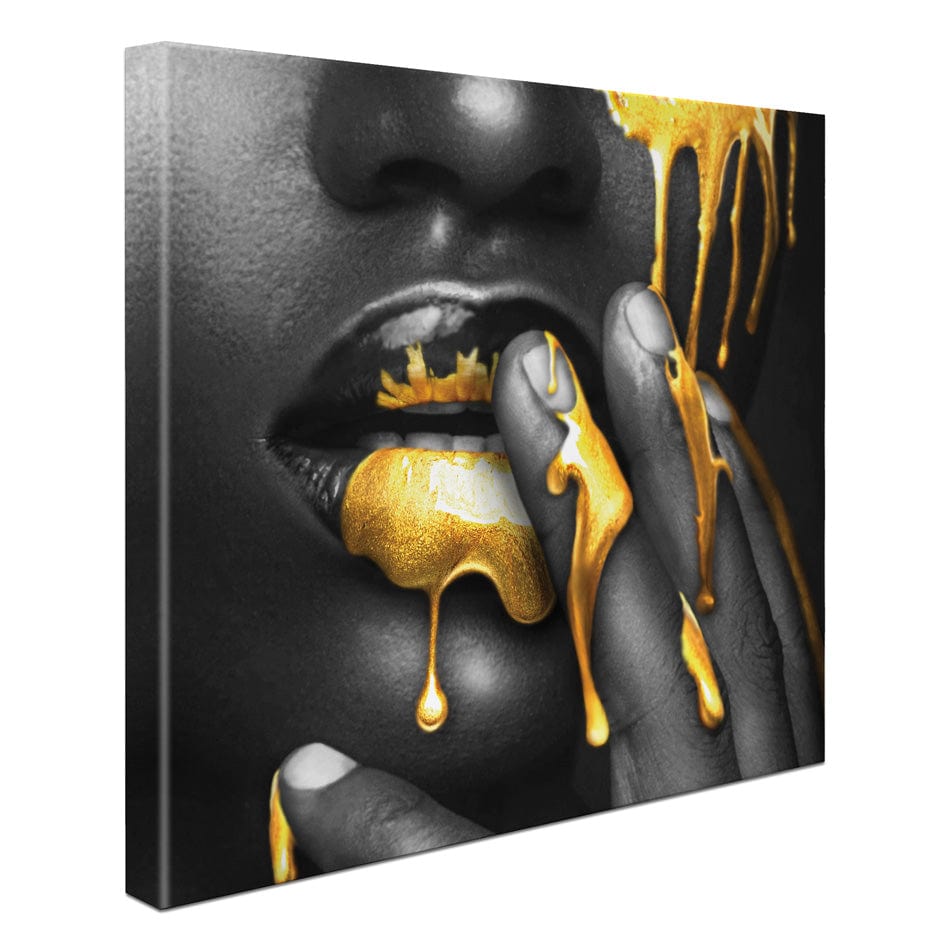 Dripping Square Canvas Print wall art product H Cleary