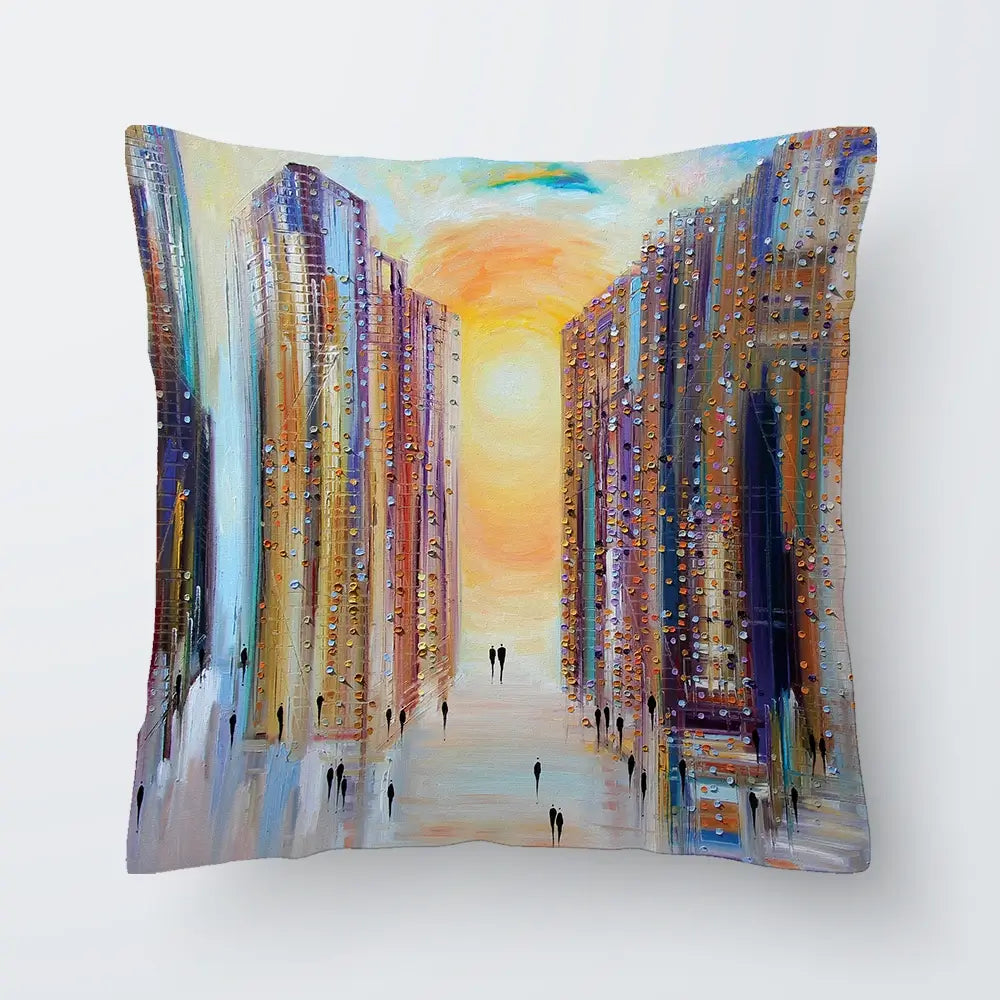 Drowning In The Sun Cushion Drowning In The Sun Cushion wall art product Ekaterina Ermilkina