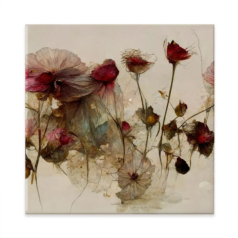Dry Beauties 11 Square Canvas Print Dry Beauties 11 Square Canvas Print wall art product Treechild