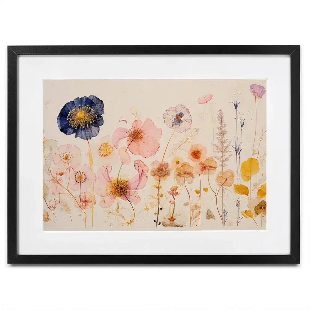 Dry Flower Collection Framed Art Print Dry Flower Collection Framed Art Print wall art product Treechild
