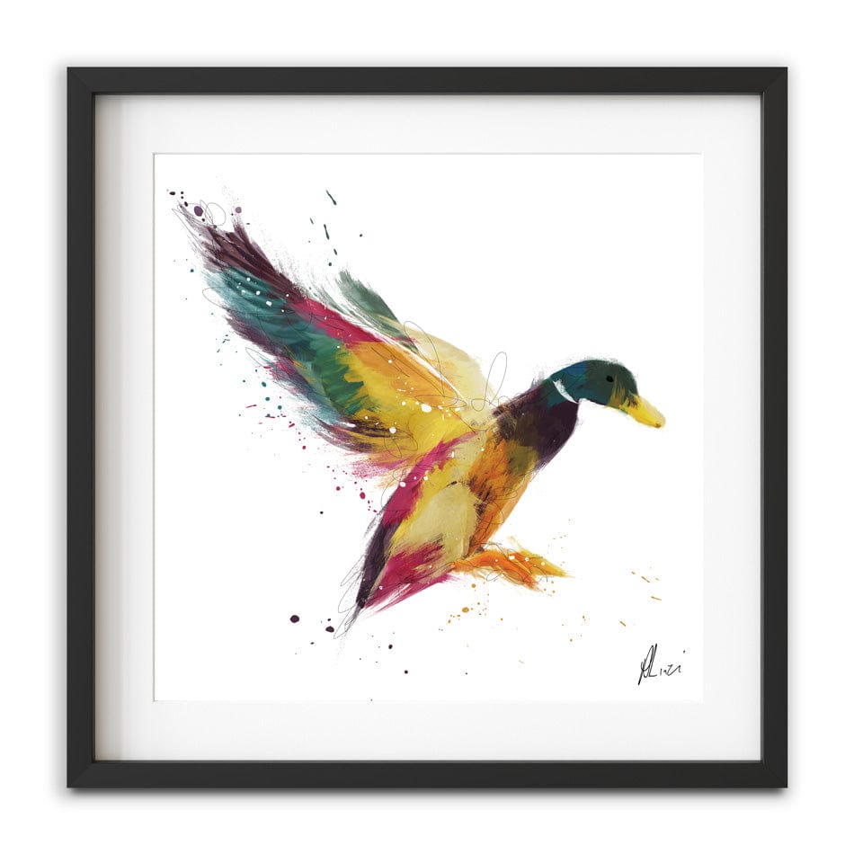 Duck Framed Art Print wall art product Aimee Linzi