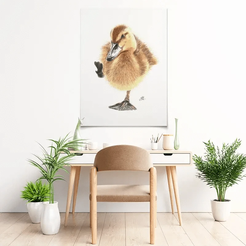 Duck Illustration Art Print Duck Illustration Art Print wall art product Jackie Bridges