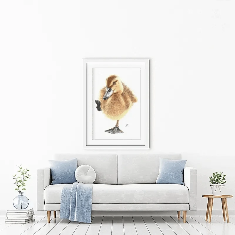 Duck Illustration Framed Art Print Duck Illustration Framed Art Print wall art product Jackie Bridges