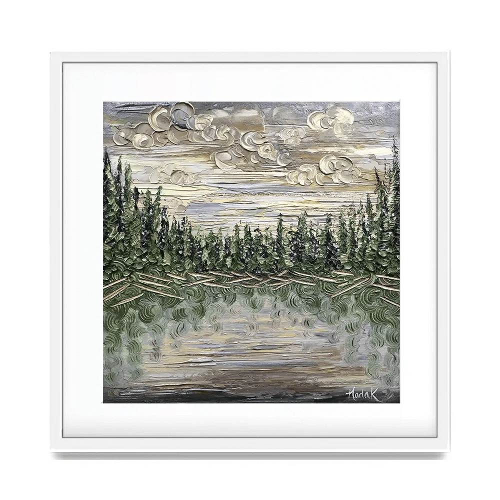 Dusk To Dawn Square Framed Art Print Dusk To Dawn Square Framed Art Print wall art product Nada Khatib