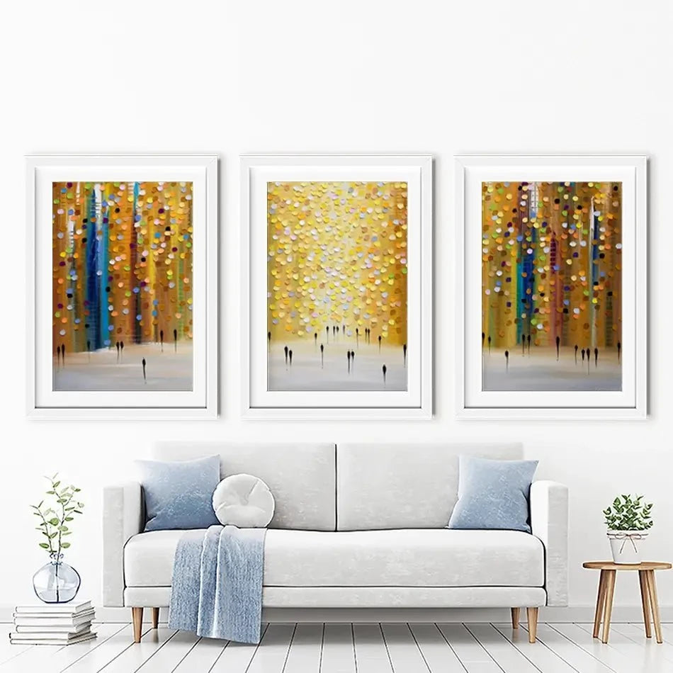 Dusks Embrace Framed Art Print Trio Dusks Embrace Framed Art Print Trio wall art product Ekaterina Ermilkina