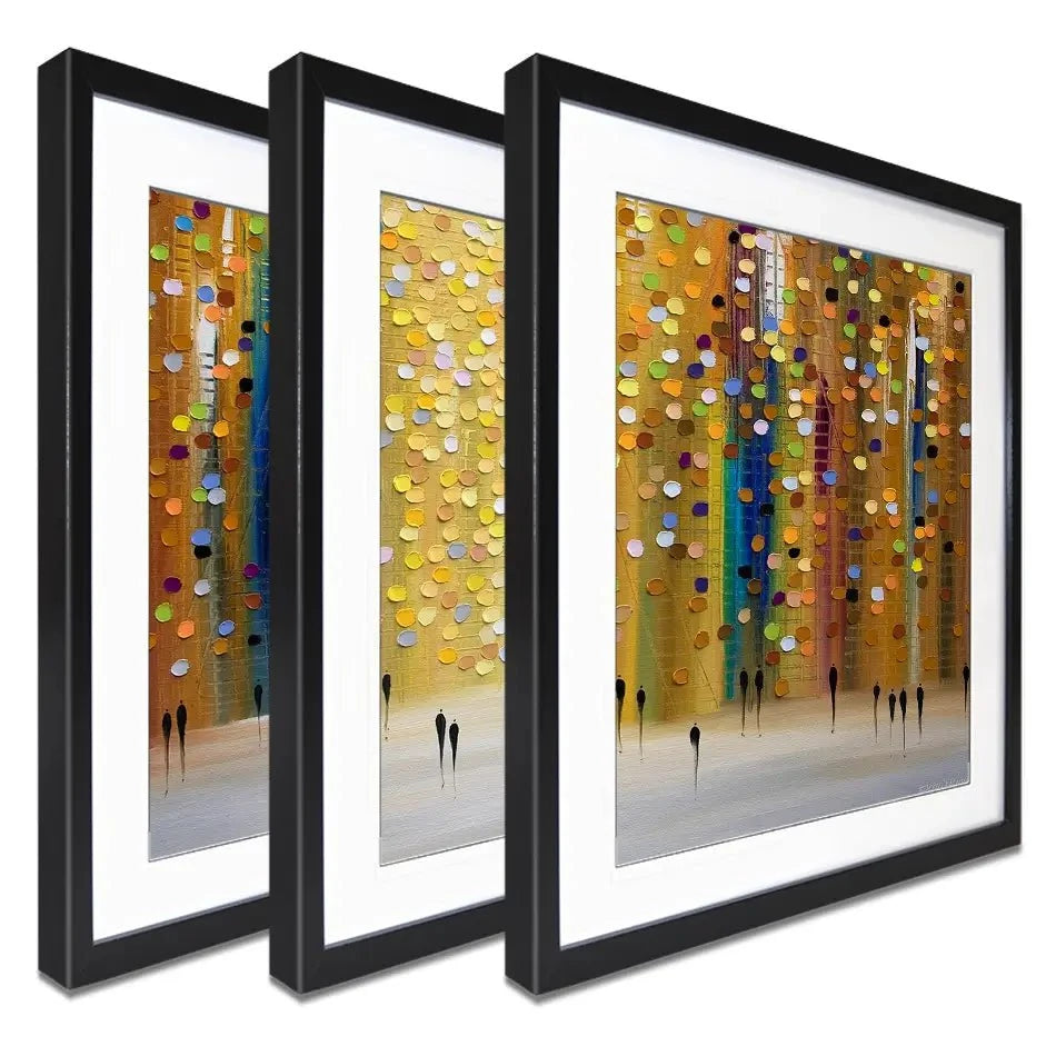 Dusks Embrace Framed Art Print Trio Dusks Embrace Framed Art Print Trio wall art product Ekaterina Ermilkina