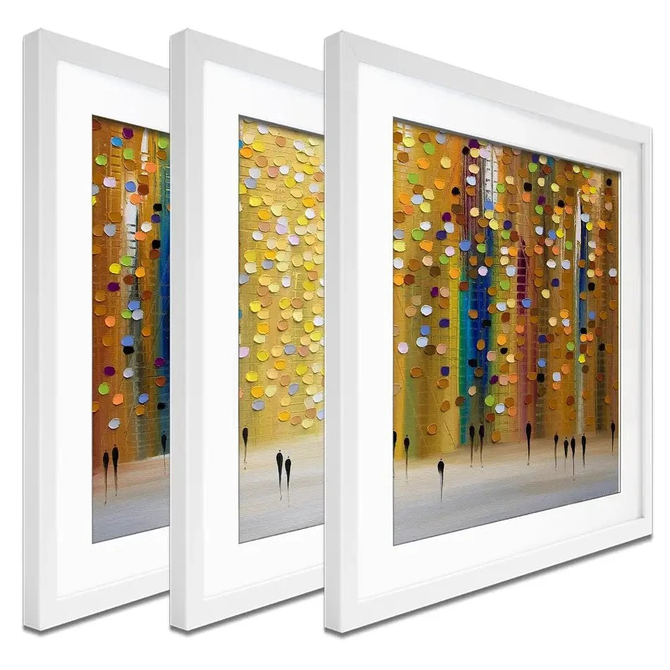 Dusks Embrace Framed Art Print Trio Dusks Embrace Framed Art Print Trio wall art product Ekaterina Ermilkina