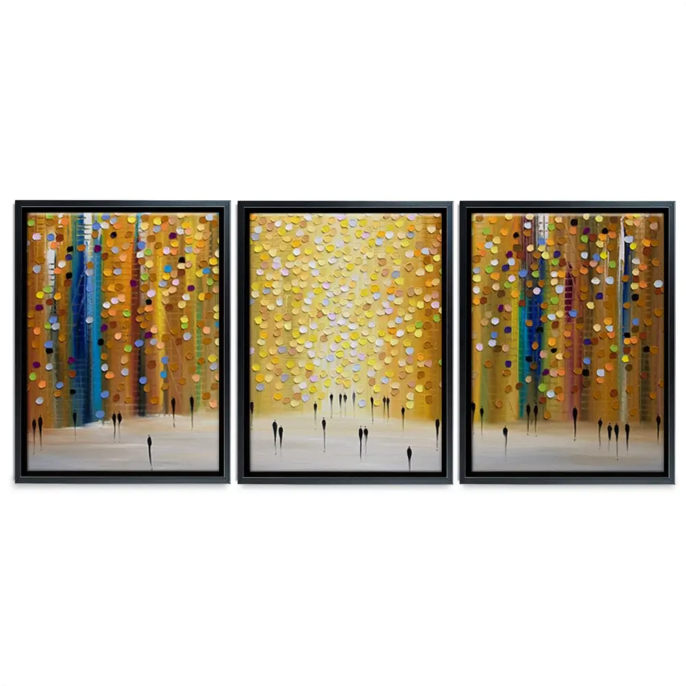 Dusks Embrace Trio Canvas Print Dusks Embrace Trio Canvas Print wall art product Ekaterina Ermilkina