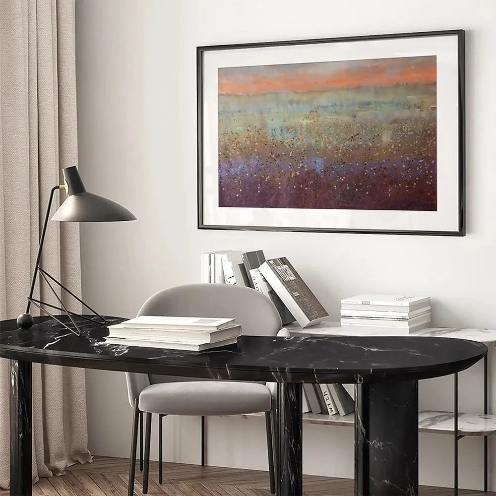 Dusky Sunset Framed Art Print Dusky Sunset Framed Art Print wall art product Maria Moretti
