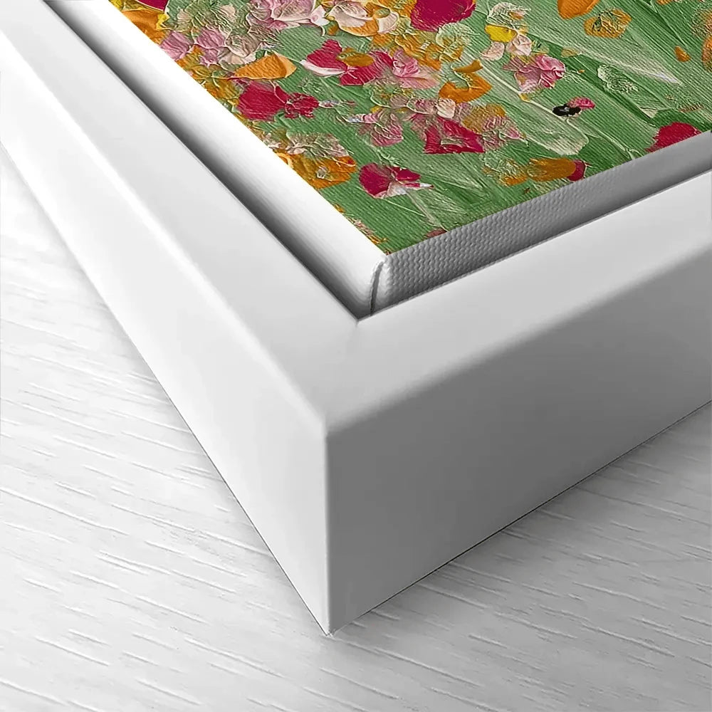 Early Autumn Flowers Square Canvas Print Early Autumn Flowers Square Canvas Print wall art product Charlotte Anna Reed