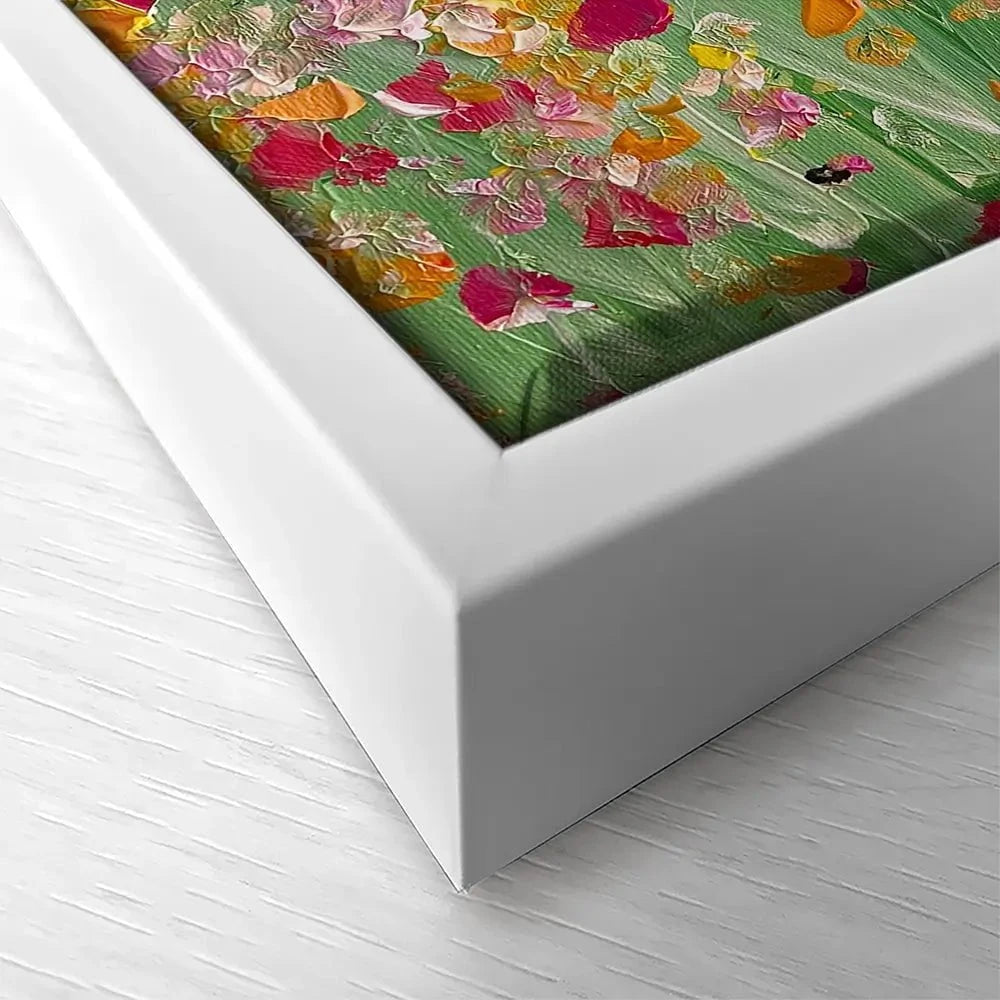 Early Autumn Flowers Square Canvas Print Early Autumn Flowers Square Canvas Print wall art product Charlotte Anna Reed