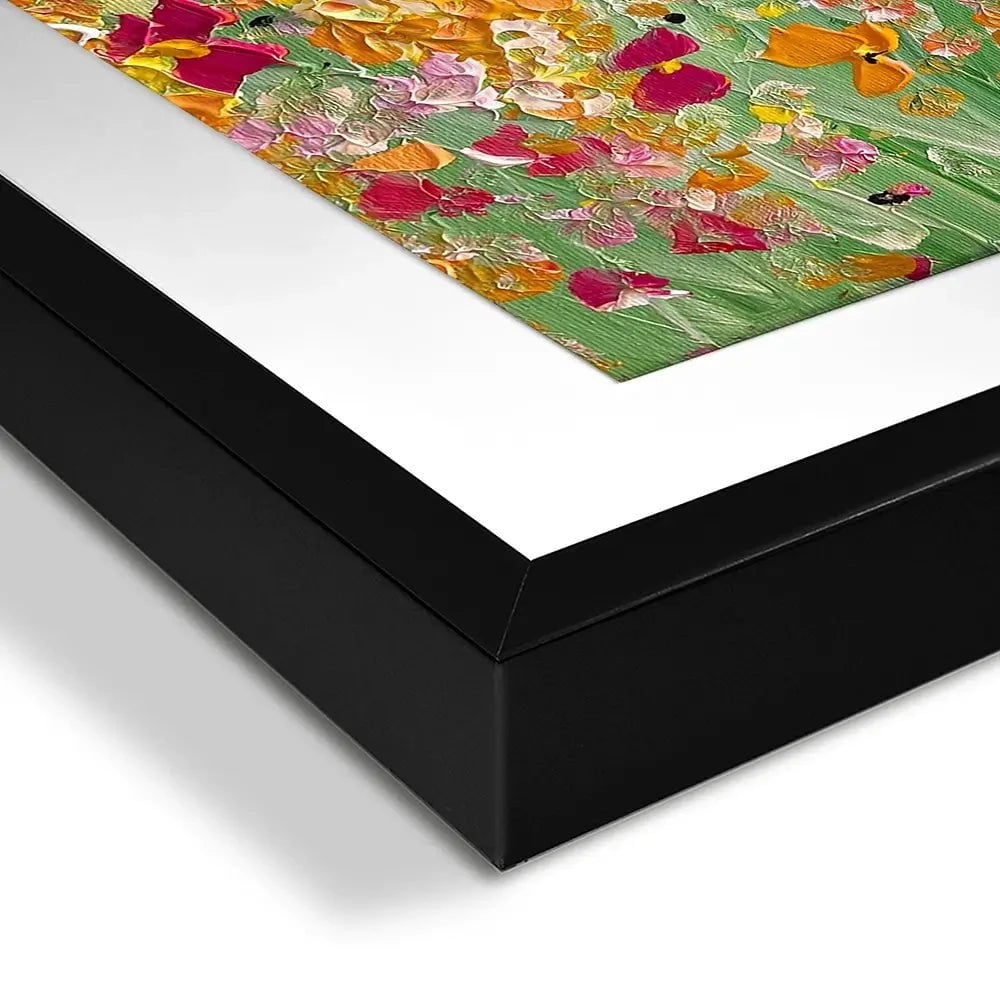 Early Autumn Flowers Square Framed Art Print Early Autumn Flowers Square Framed Art Print wall art product Charlotte Anna Reed