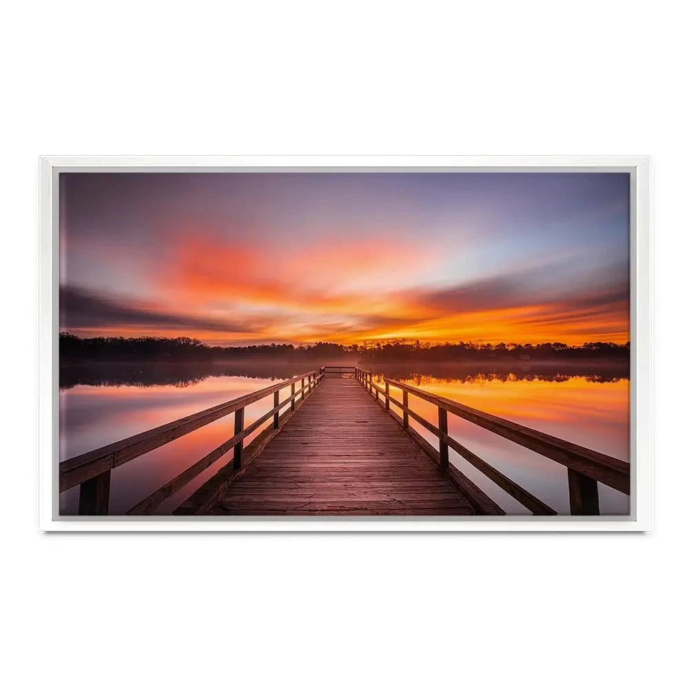 Early Morning Sunrise Canvas Print Early Morning Sunrise Canvas Print wall art product traveler jordan / Shutterstock