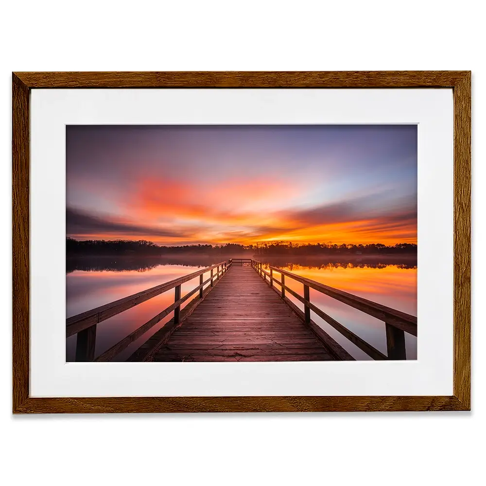 Early Morning Sunrise Framed Art Print Early Morning Sunrise Framed Art Print wall art product traveler jordan / Shutterstock