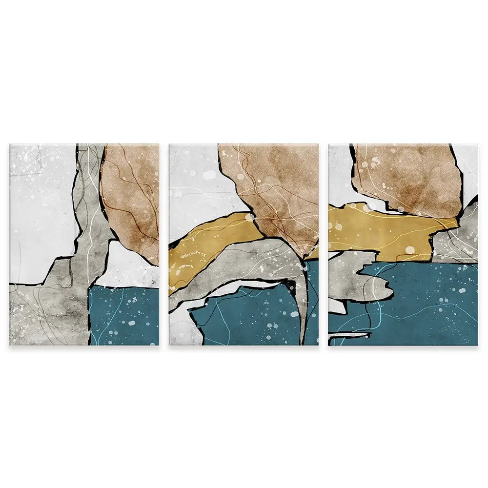 Earth Journey Trio Canvas Print Earth Journey Trio Canvas Print wall art product Art Print Shop