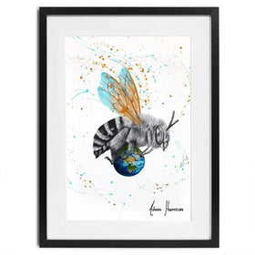 Earth To Bee Framed Art Print Earth To Bee Framed Art Print wall art product Ashvin Harrison