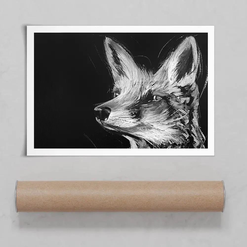 Eclipse Fox Art Print Eclipse Fox Art Print wall art product Aimee Linzi