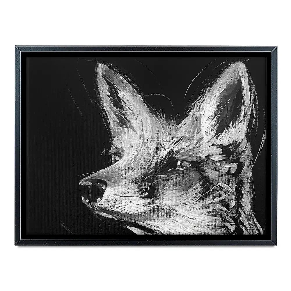 Eclipse Fox Canvas Print Eclipse Fox Canvas Print wall art product Aimee Linzi