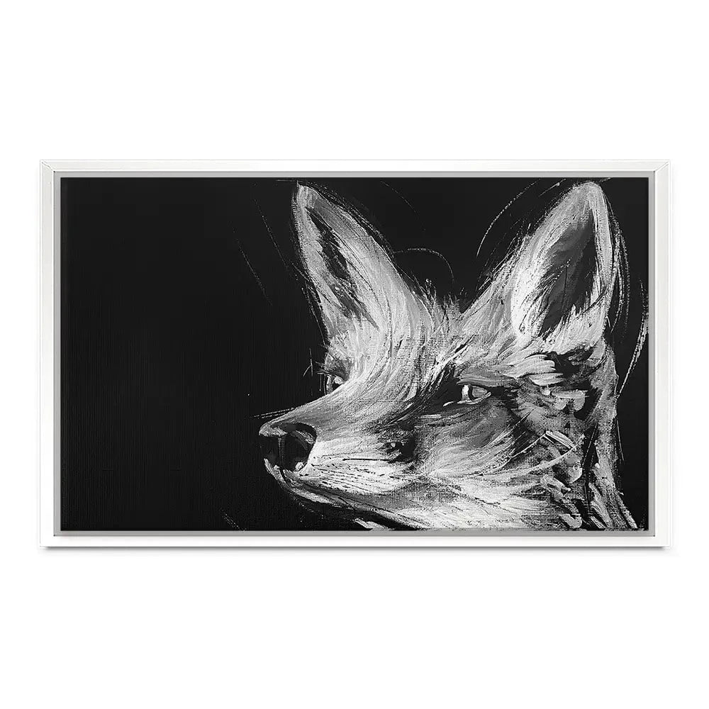 Eclipse Fox Canvas Print Eclipse Fox Canvas Print wall art product Aimee Linzi