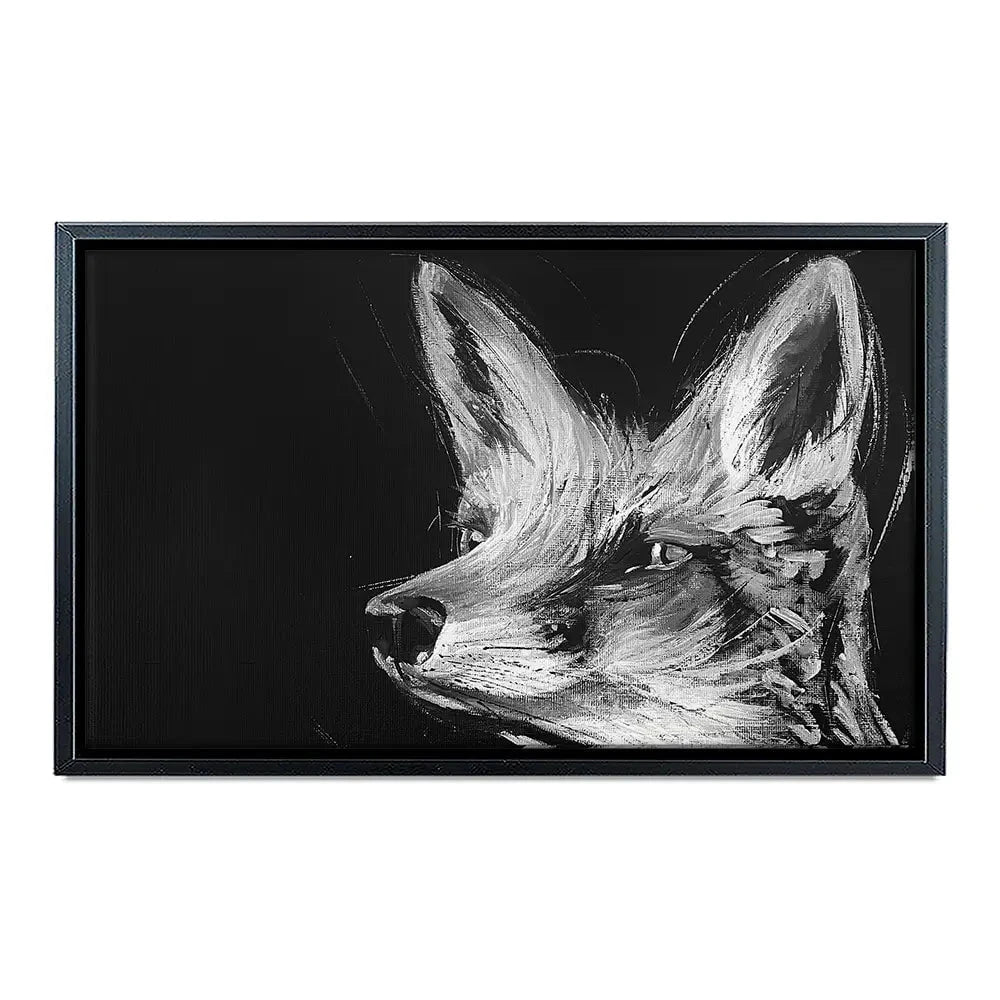 Eclipse Fox Canvas Print Eclipse Fox Canvas Print wall art product Aimee Linzi